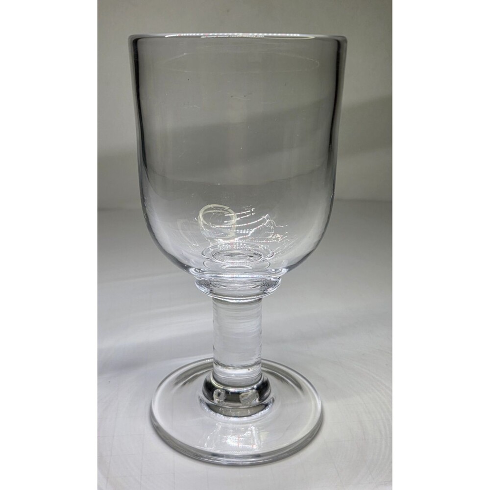 Simon Pearce Essex Water Goblet Glass Wine 6.5" Signed Single